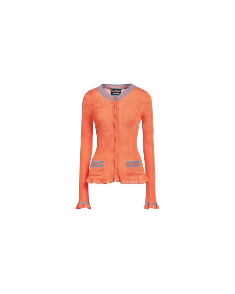 Moschino STRICKWAREN - Strickjackenauf YOOX.COM Orange