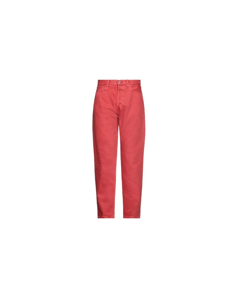 Calvin Klein HOSEN & RÖCKE - Jeanshosenauf YOOX.COM Rot