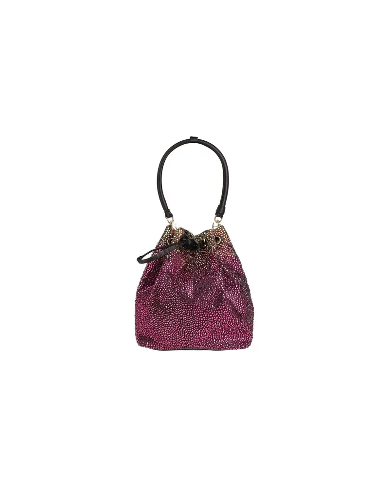Twenty Four Haitch EARTH RETE GLITTER  - TASCHEN - Handtaschenauf YOOX.COM Magenta