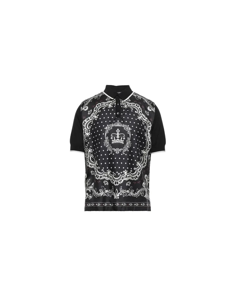 Dolce & Gabbana TOPS - Poloshirtsauf YOOX.COM Schwarz