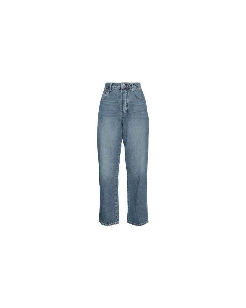Philipp Plein HOSEN & RÖCKE - Jeanshosenauf YOOX.COM Blau