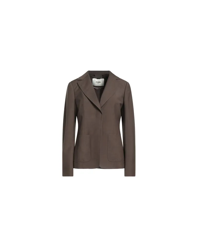 Fendi ANZÜGE und CO-ORDS - Blazersauf YOOX.COM Dunkelbraun