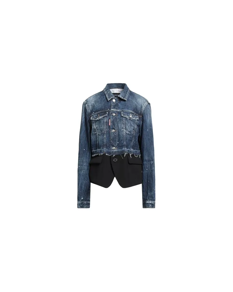 Dsquared2 JACKEN & MÄNTEL - Jeansjacken/Mäntelauf YOOX.COM Blau