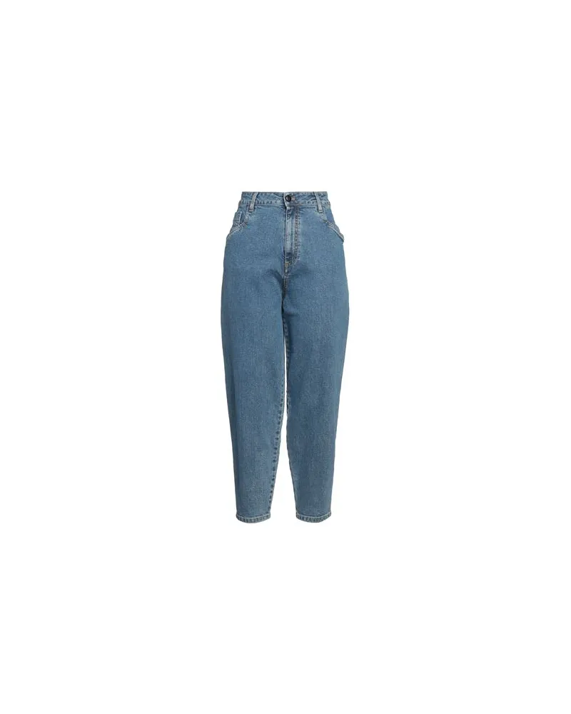Emma & Gaia HOSEN & RÖCKE - Jeanshosenauf YOOX.COM Blau