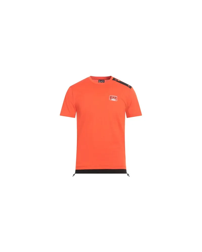EA7 TOPS - T-shirtsauf YOOX.COM Orange
