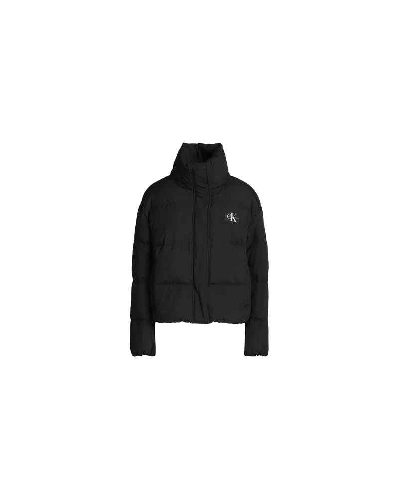 Calvin Klein JACKEN & MÄNTEL - Pufferjacken & Daunenjackenauf YOOX.COM Schwarz