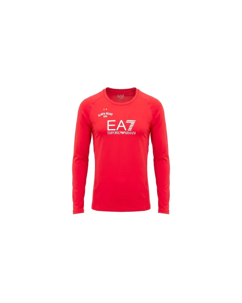 EA7 TOPS - T-shirtsauf YOOX.COM Rot