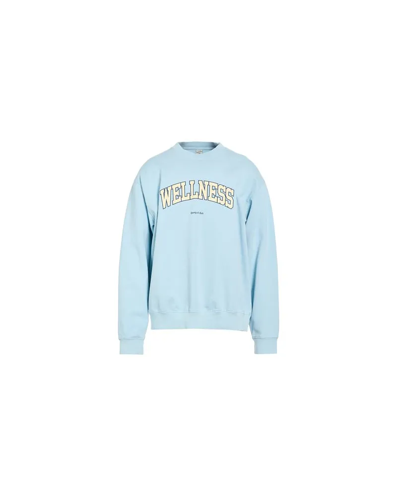 SPORTY & RICH TOPS - Sweatshirtsauf YOOX.COM Himmelblau