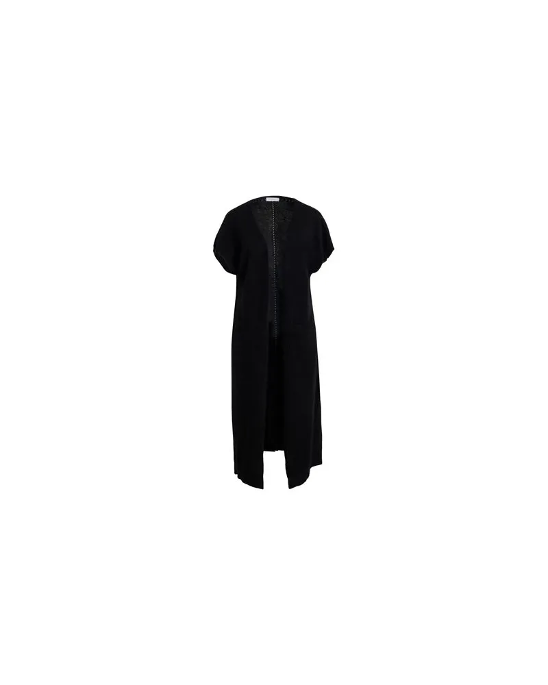 Majestic STRICKWAREN - Strickjackenauf YOOX.COM Schwarz