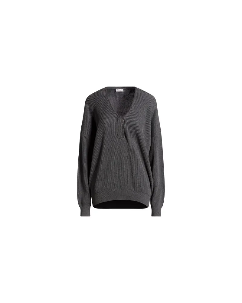 Brunello Cucinelli STRICKWAREN - Pulloverauf YOOX.COM Braungrau