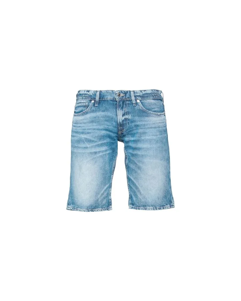 Guess HOSEN & RÖCKE - Jeansshortsauf YOOX.COM Blau
