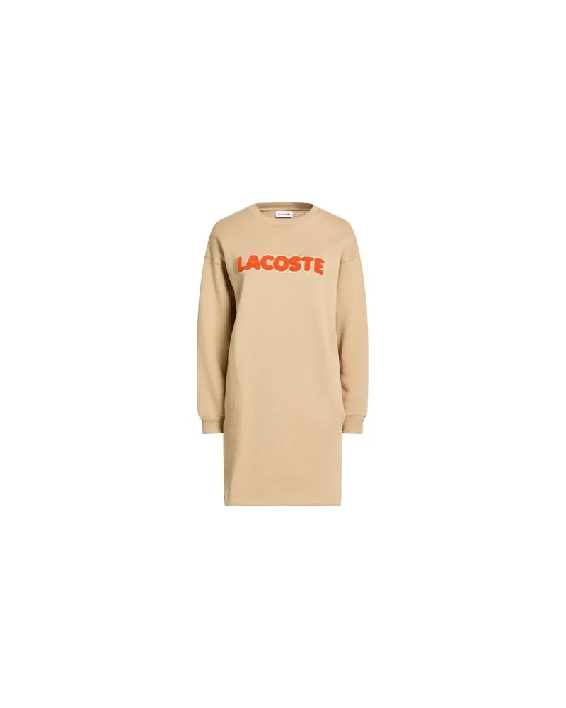 Lacoste KLEIDER - Mini-Kleiderauf YOOX.COM Beige