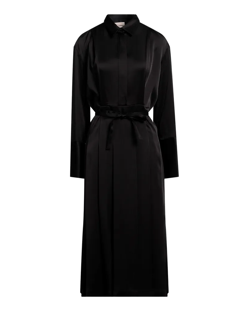 Semicouture Midi-Kleid Schwarz