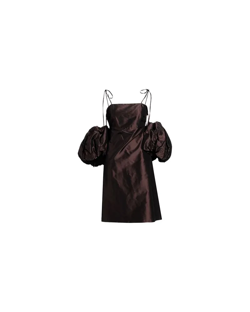 Emma & Gaia KLEIDER - Mini-Kleiderauf YOOX.COM Dunkelbraun