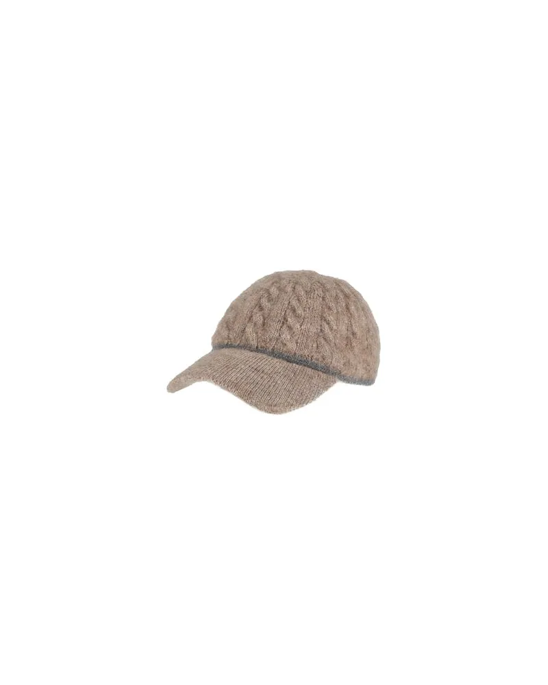 Brunello Cucinelli ACCESSOIRES - Mützen & Hüteauf YOOX.COM Braun