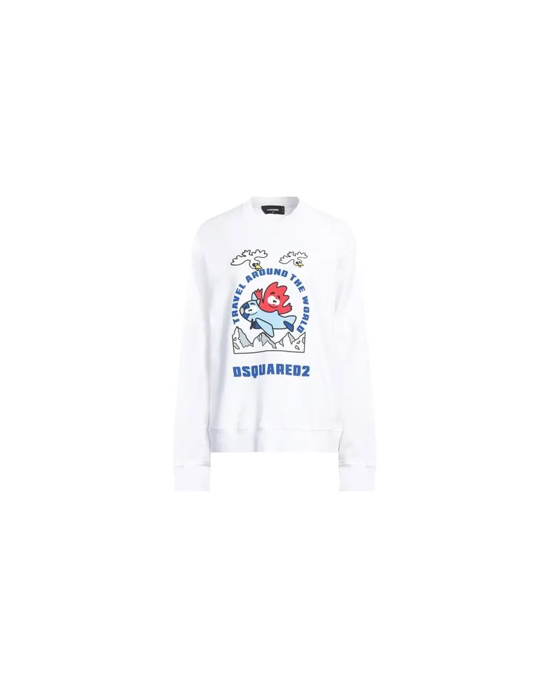 Dsquared2 TOPS - Sweatshirtsauf YOOX.COM Weiß