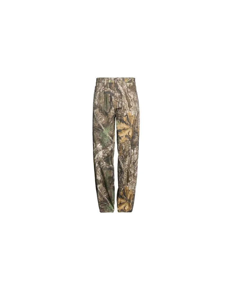 HUF HOSEN & RÖCKE - Hosenauf YOOX.COM Militärgrün