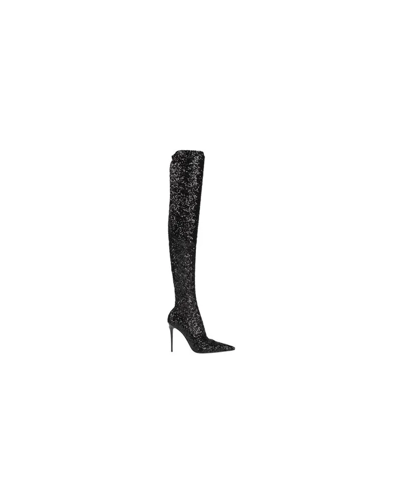Dolce & Gabbana SCHUHE - Stiefelauf YOOX.COM Schwarz