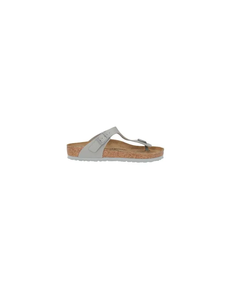 Birkenstock SCHUHE - Zehentrennerauf YOOX.COM Hellgrau