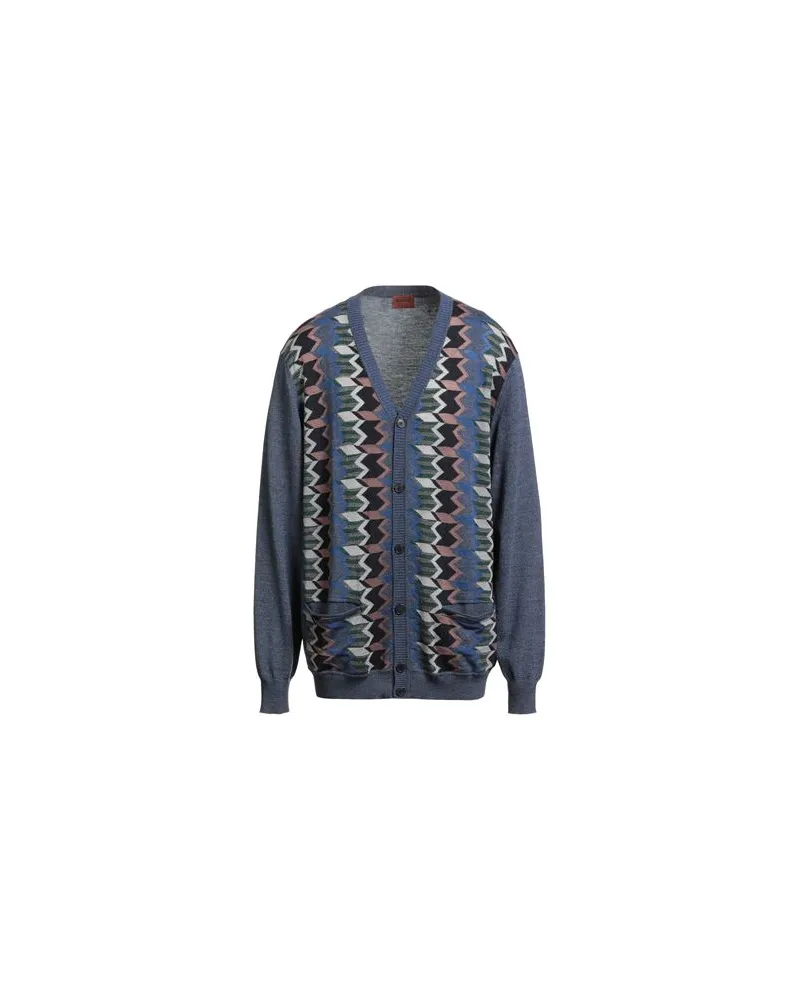 Missoni STRICKWAREN - Strickjackenauf YOOX.COM Marineblau