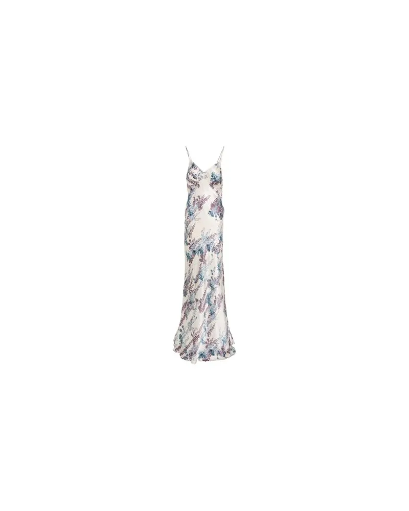 Elisabetta Franchi KLEIDER - Maxi-Kleiderauf YOOX.COM Elfenbein