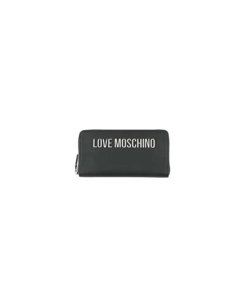 Moschino Kleinlederwaren - Brieftaschenauf YOOX.COM Schwarz