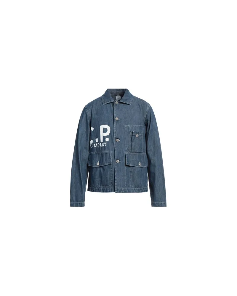 C.P. Company JACKEN & MÄNTEL - Jeansjacken/Mäntelauf YOOX.COM Blau