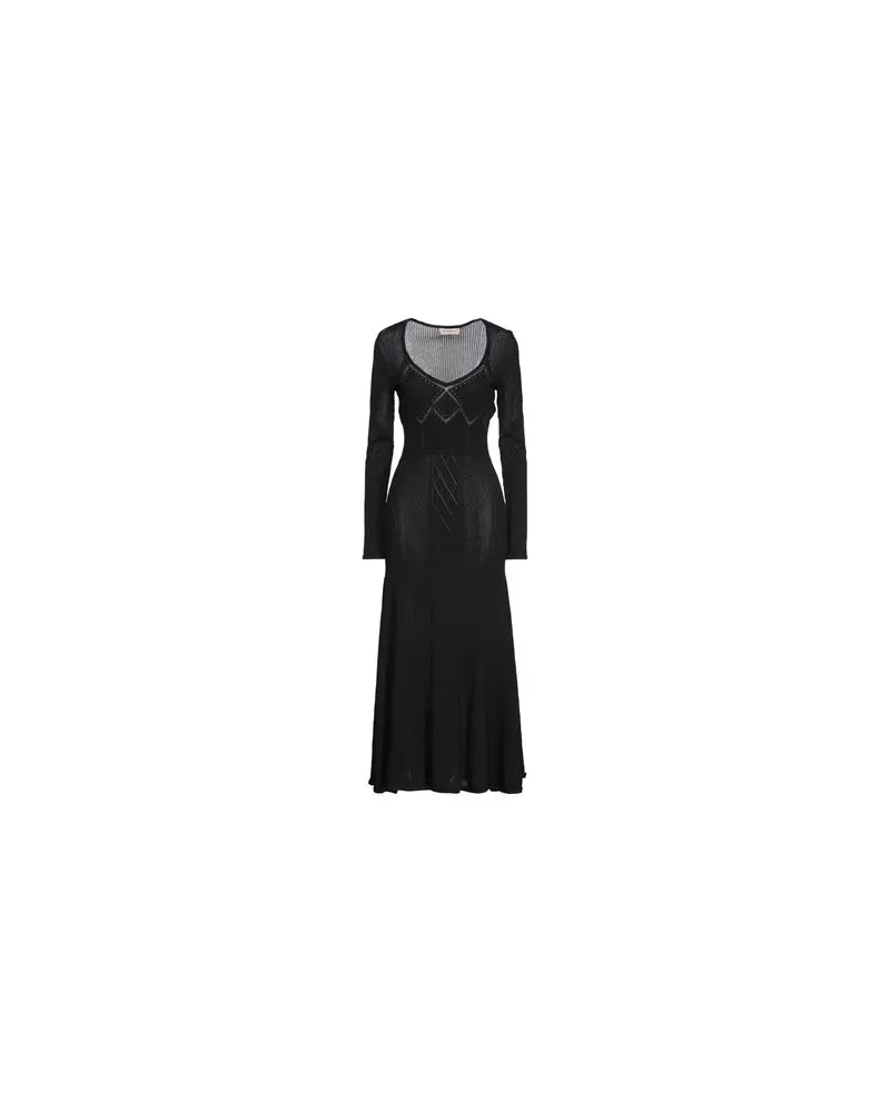 Twin-Set KLEIDER - Maxi-Kleiderauf YOOX.COM Schwarz