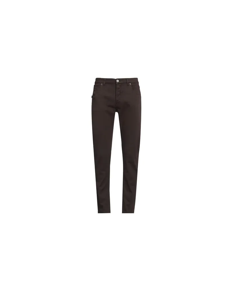 PMDS PREMIUM MOOD DENIM SUPERIOR HOSEN & RÖCKE - Hosenauf YOOX.COM Schokobraun