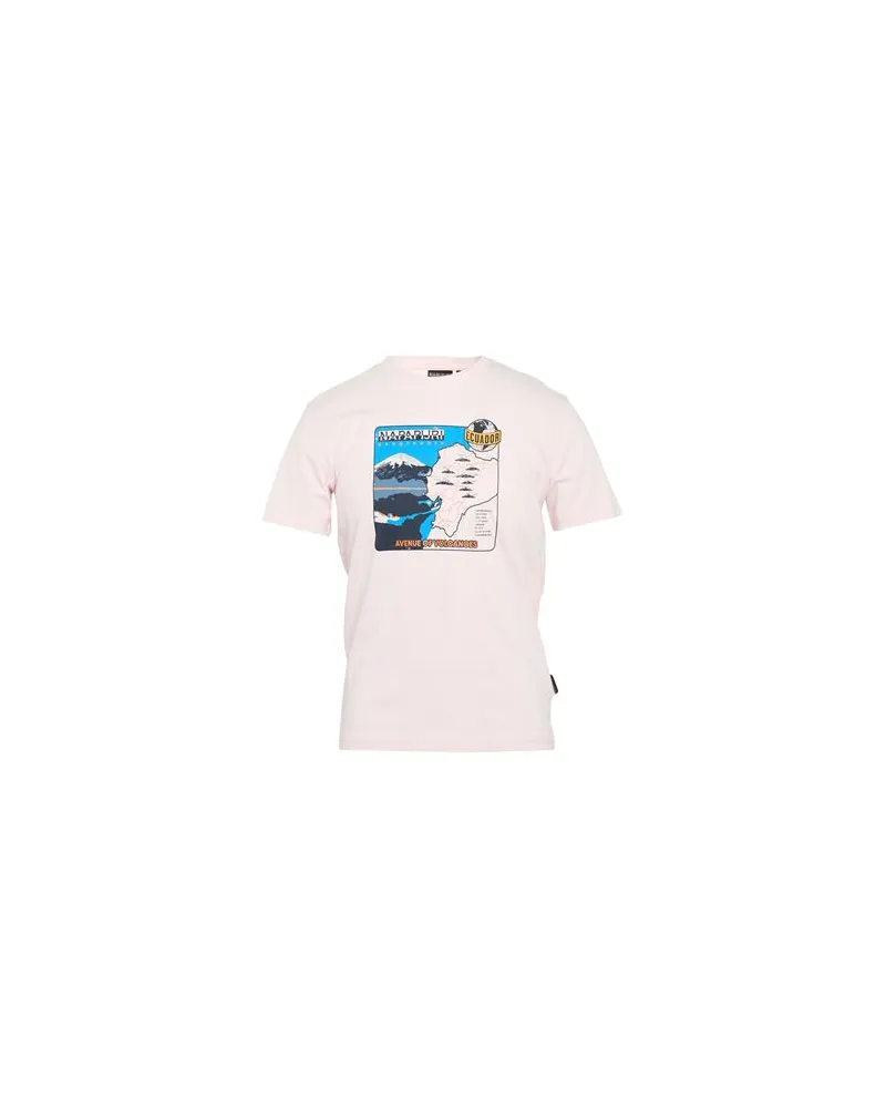 Napapijri TOPS - T-shirtsauf YOOX.COM Hellrosa