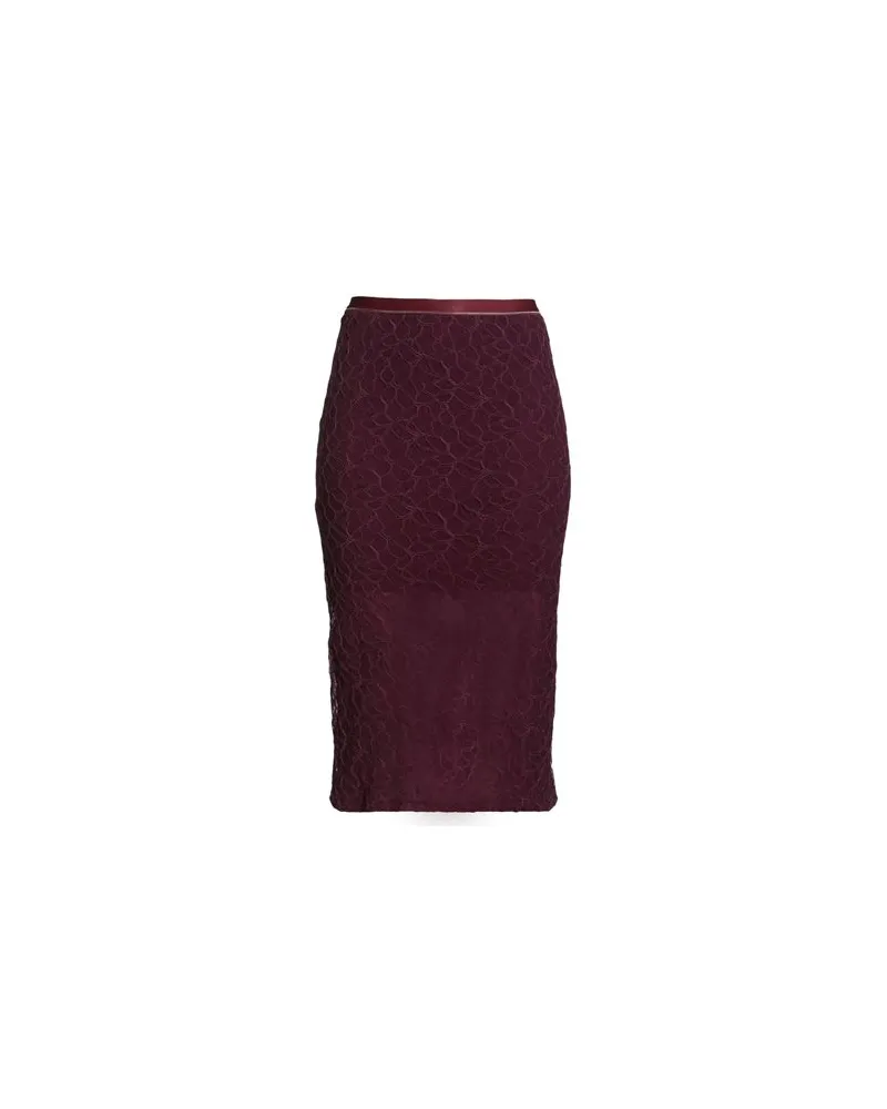Pinko HOSEN & RÖCKE - Midi-Röckeauf YOOX.COM Pflaume
