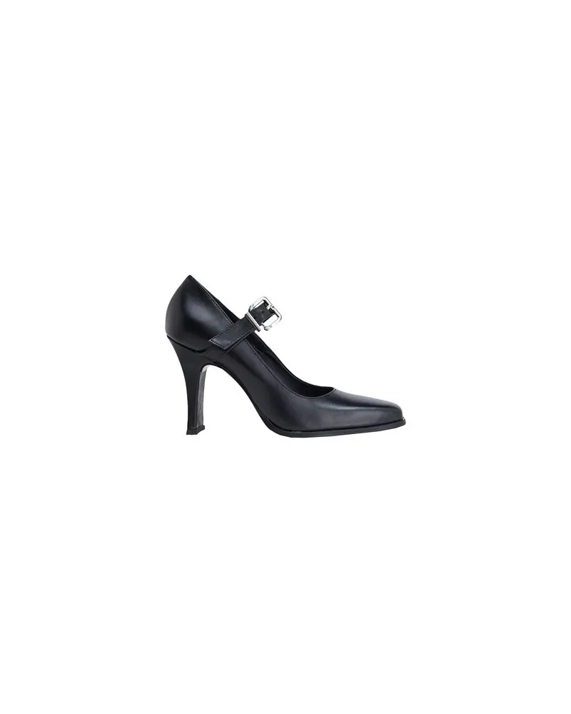 8 by Yoox LEATHER MARY-JANE PUMPS BUCKLE DETAIL  - SCHUHE - Pumpsauf YOOX.COM Schwarz