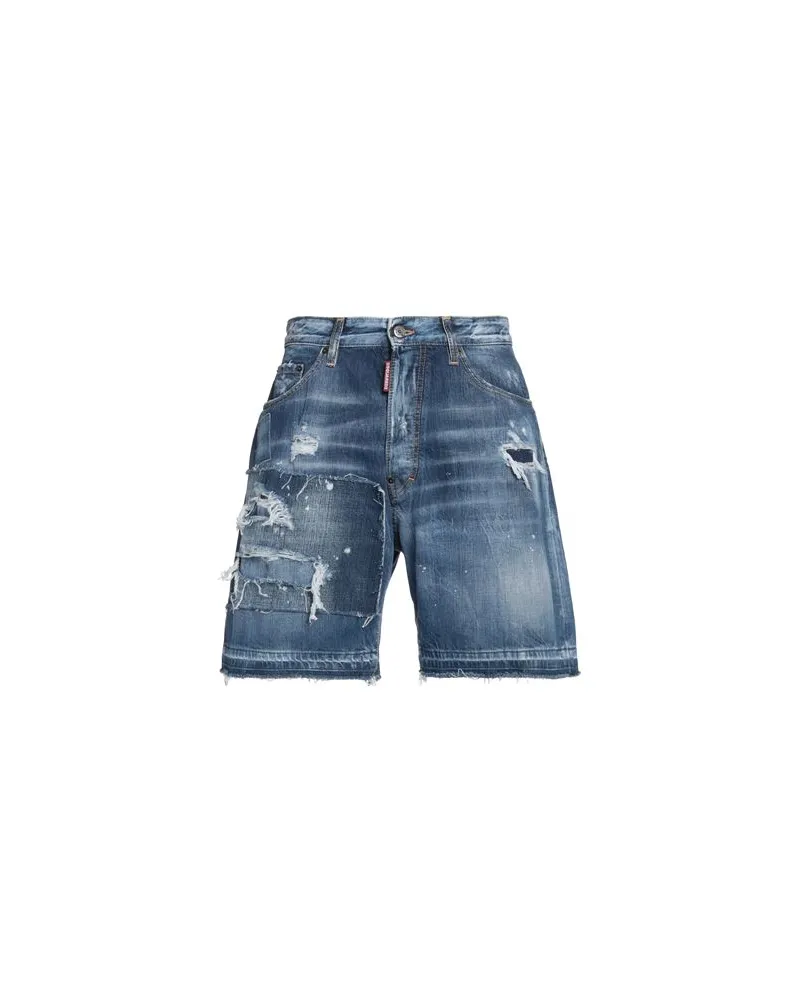 Dsquared2 HOSEN & RÖCKE - Jeansshortsauf YOOX.COM Blau