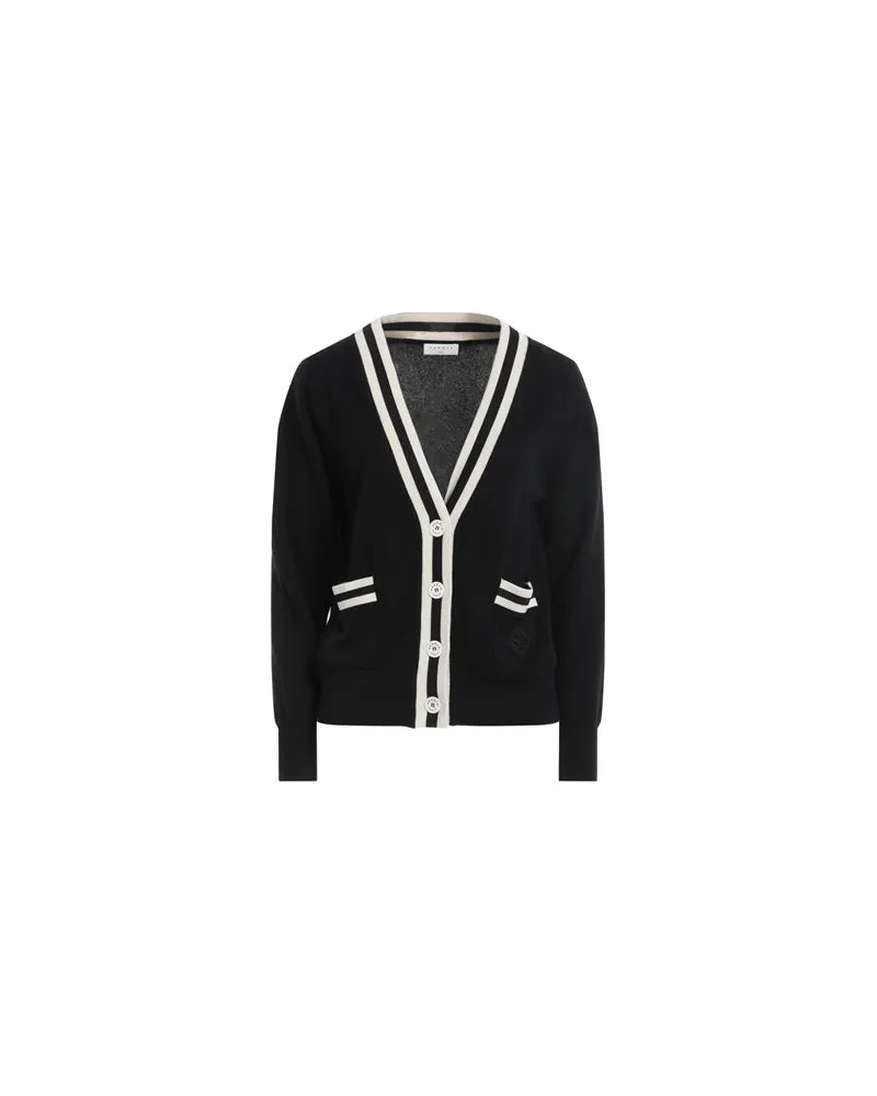 Sandro STRICKWAREN - Strickjackenauf YOOX.COM Schwarz