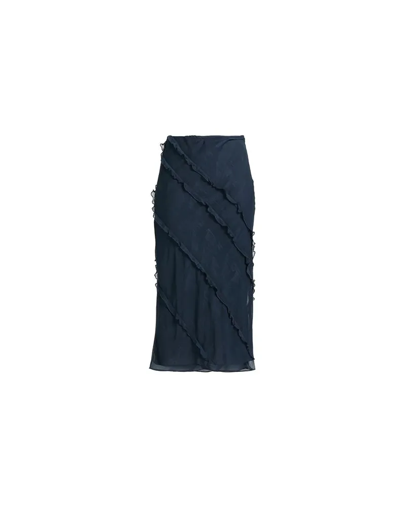 Samsøe & Samsøe HOSEN & RÖCKE - Midi-Röckeauf YOOX.COM Marineblau
