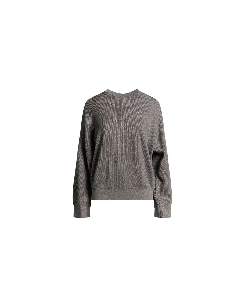 Brunello Cucinelli STRICKWAREN - Pulloverauf YOOX.COM Grau