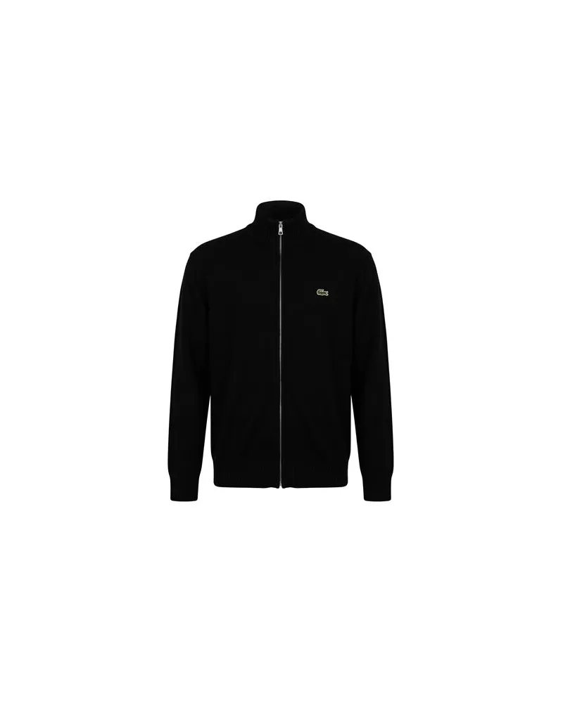 Lacoste STRICKWAREN - Strickjackenauf YOOX.COM Schwarz