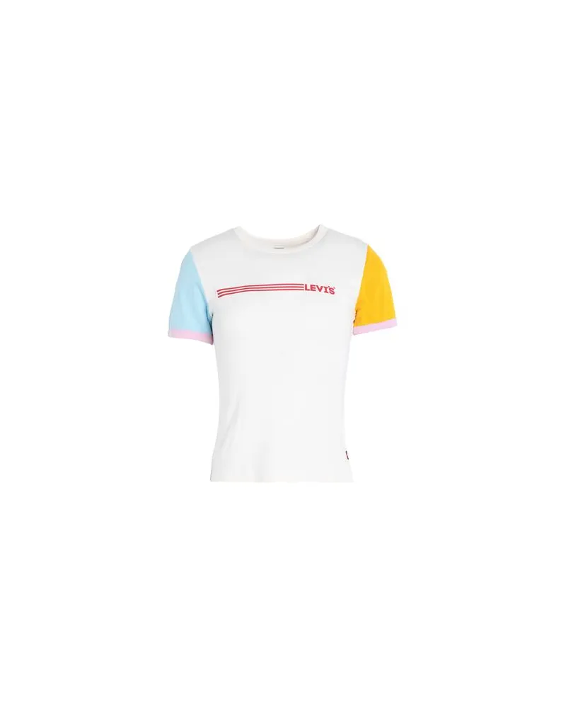 Levi's GRAPHIC RINGER RICKIE WHITES  - TOPS - T-shirtsauf YOOX.COM Weiß