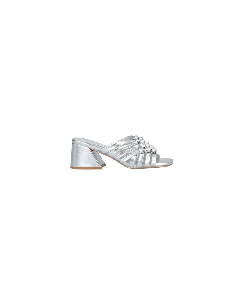 Luciano Barachini SCHUHE - Sandalenauf YOOX.COM Silber
