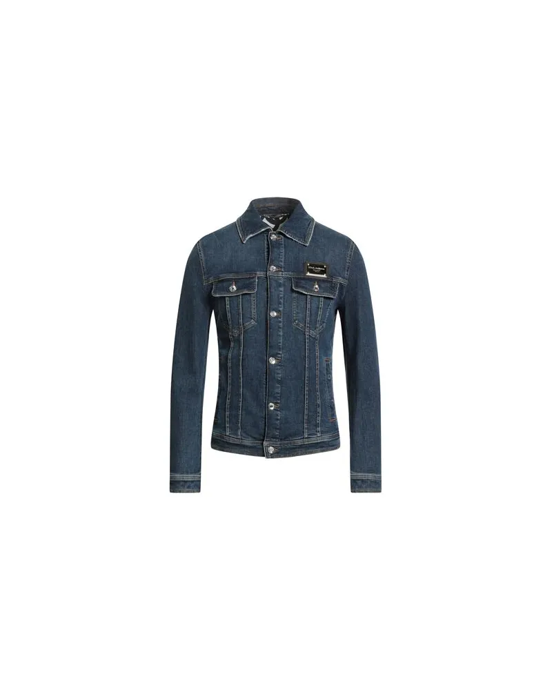 Dolce & Gabbana JACKEN & MÄNTEL - Jeansjacken/Mäntelauf YOOX.COM Blau