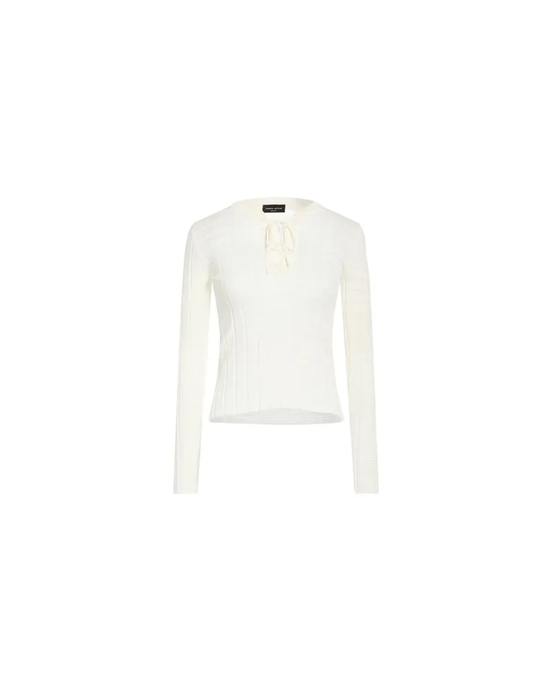 Roberto Collina STRICKWAREN - Pulloverauf YOOX.COM Cremeweiß