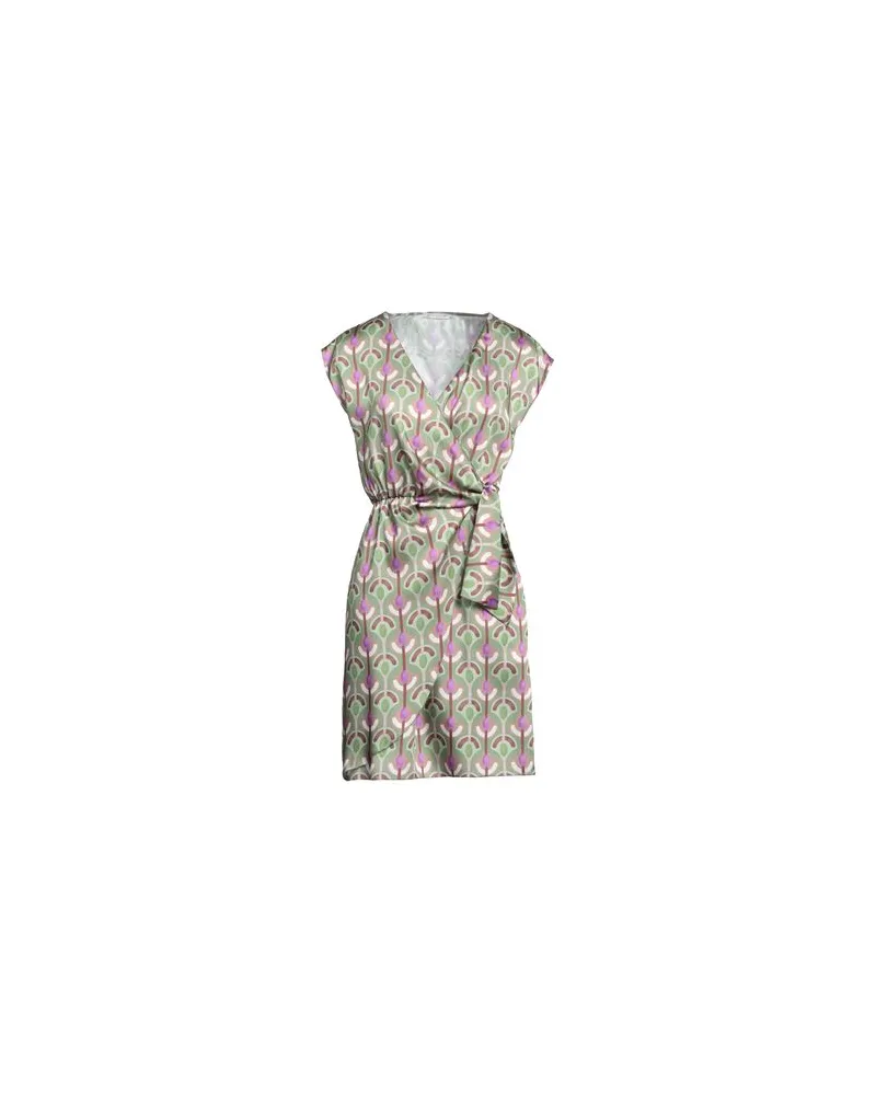 Biancoghiaccio KLEIDER - Mini-Kleiderauf YOOX.COM Militärgrün