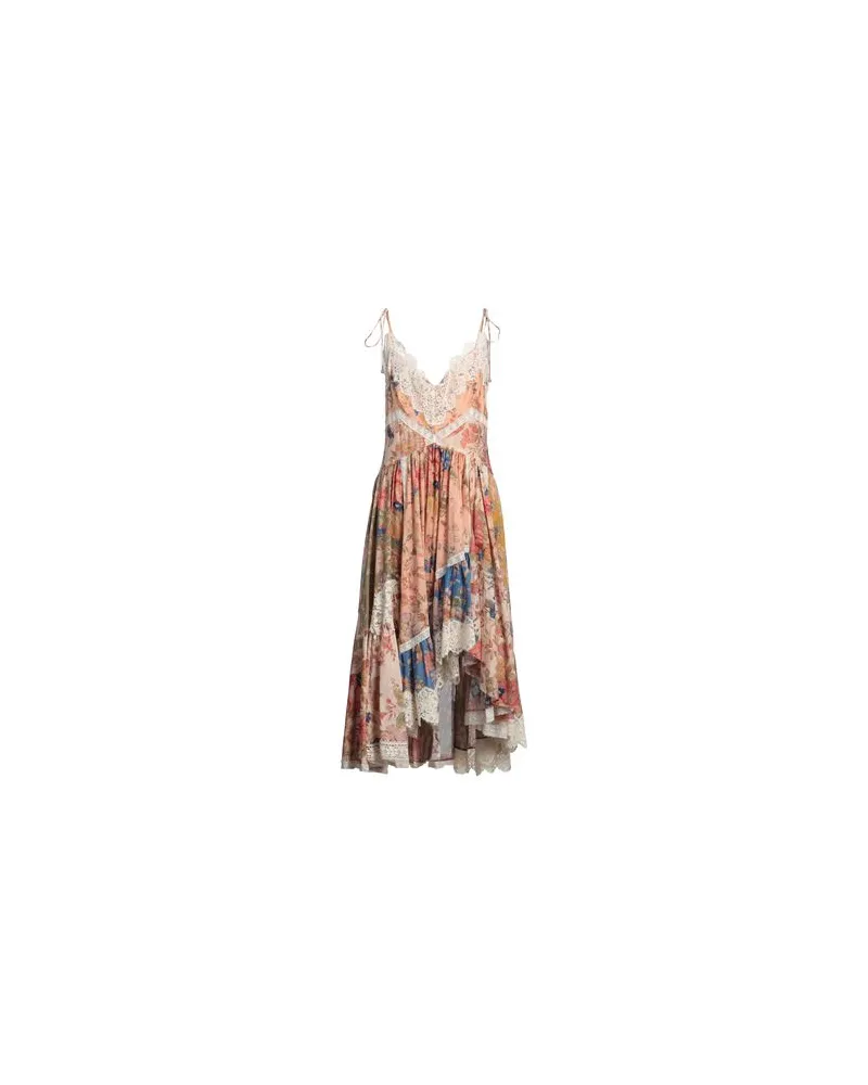 Zimmermann KLEIDER - Midi-Kleiderauf YOOX.COM Hellrosa