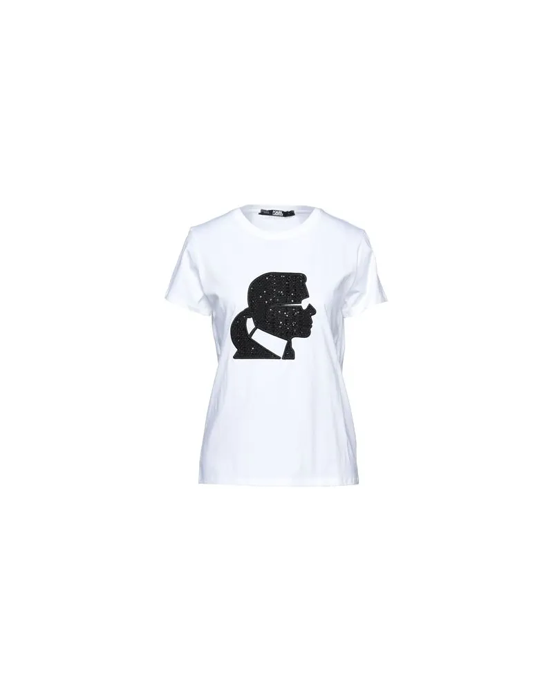 Karl Lagerfeld TOPS - T-shirtsauf YOOX.COM Weiß