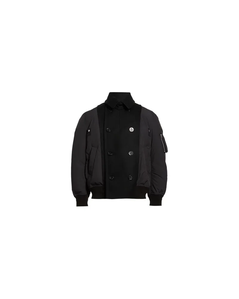 Sacai JACKEN & MÄNTEL - Pufferjacken & Daunenjackenauf YOOX.COM Schwarz