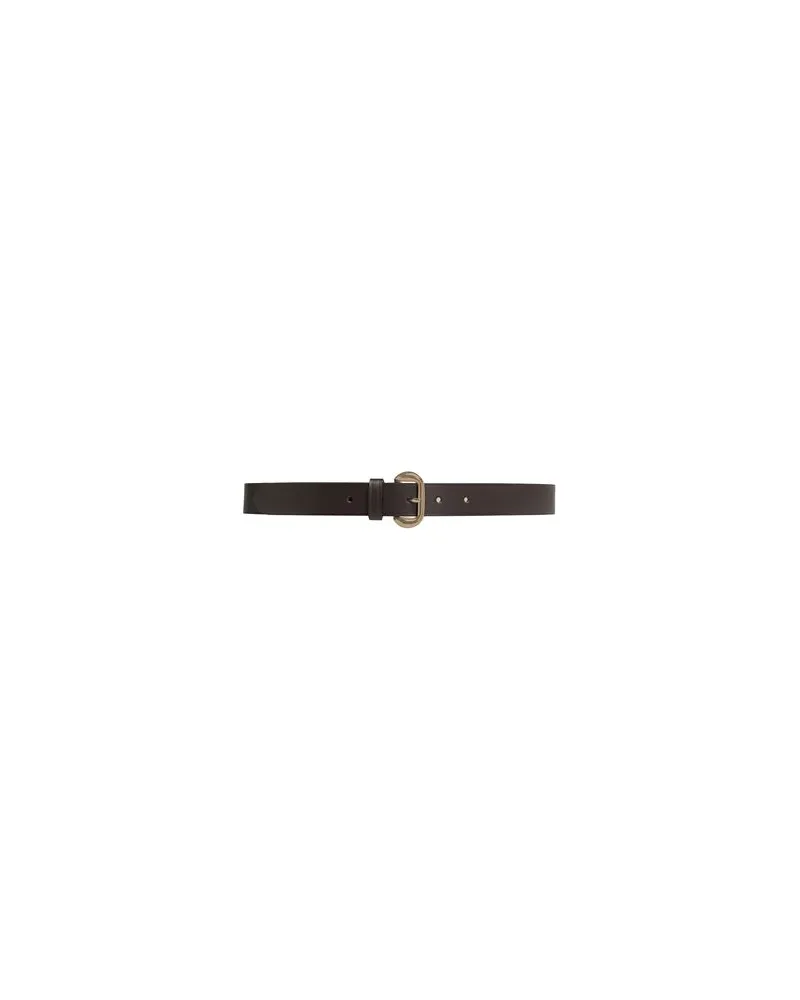 8 by Yoox LEATHER BELT  - Kleinlederwaren - Gürtelauf YOOX.COM Dunkelbraun