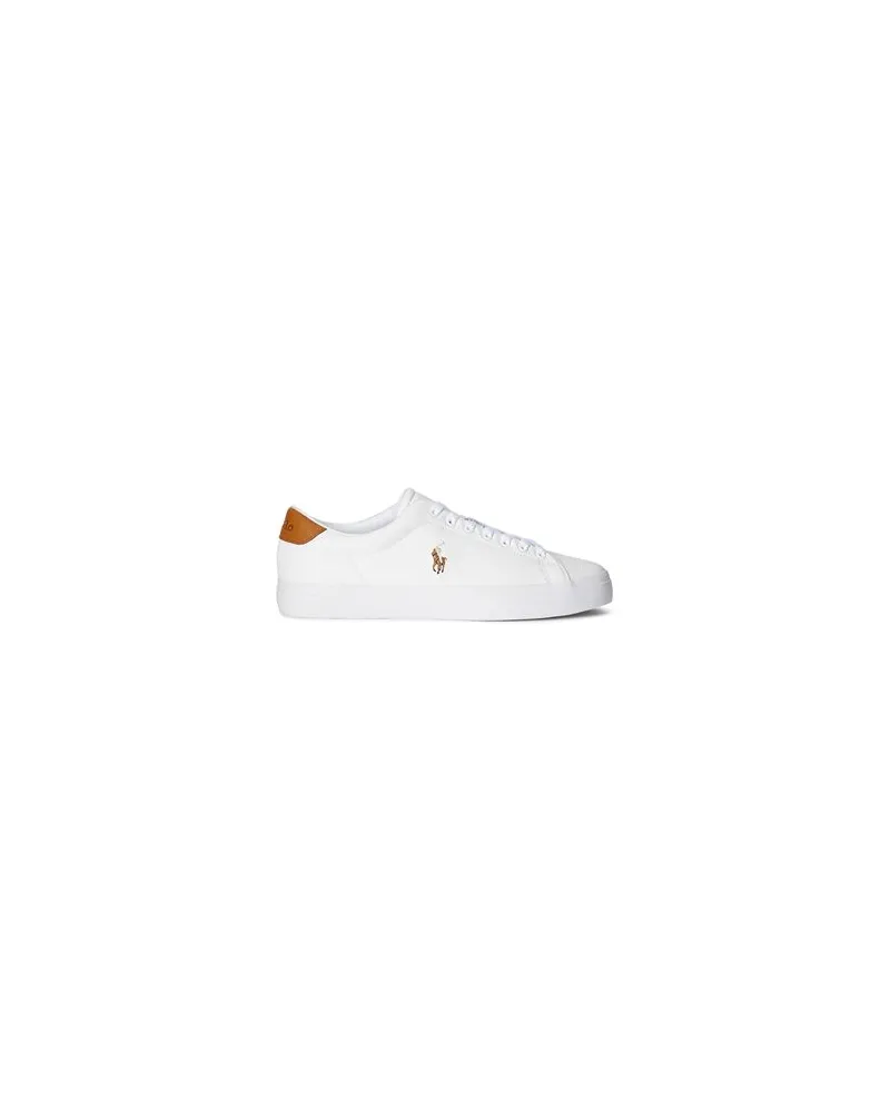 Ralph Lauren LONGWOOD LEATHER SNEAKER  - SCHUHE - Sneakersauf YOOX.COM Weiß