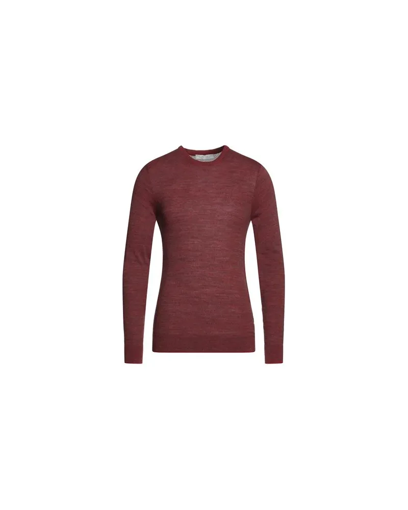 VNECK STRICKWAREN - Pulloverauf YOOX.COM Ziegelrot