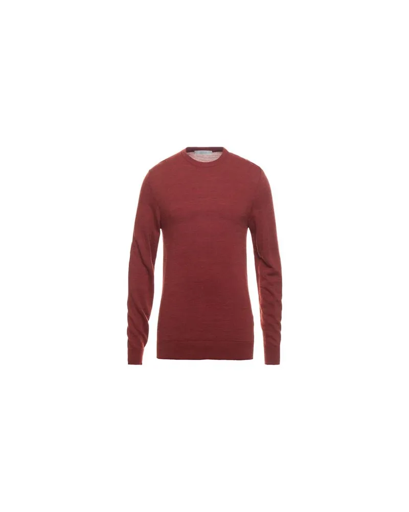 VNECK STRICKWAREN - Pulloverauf YOOX.COM Rostrot