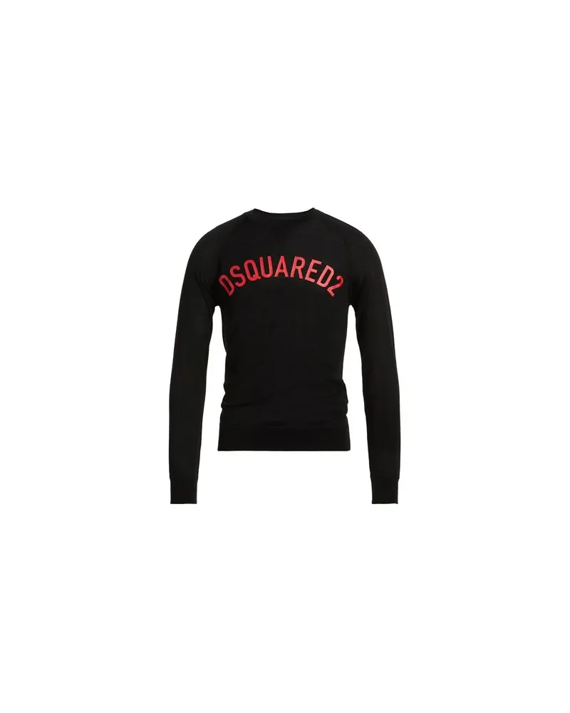 Dsquared2 STRICKWAREN - Pulloverauf YOOX.COM Schwarz